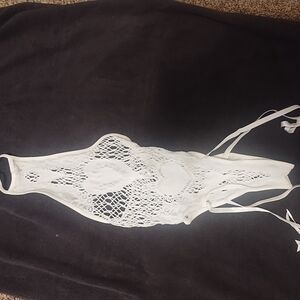 Dreamgirl White Lace Bodysuit